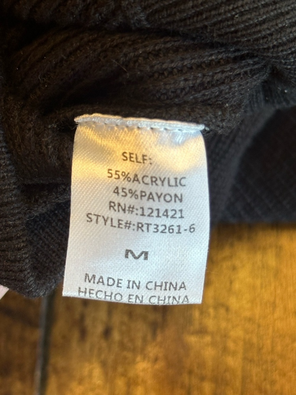 Ellison | Mock Neck Statement Power Shoulder Sweater Vest, Size M - Picture 6 of 8